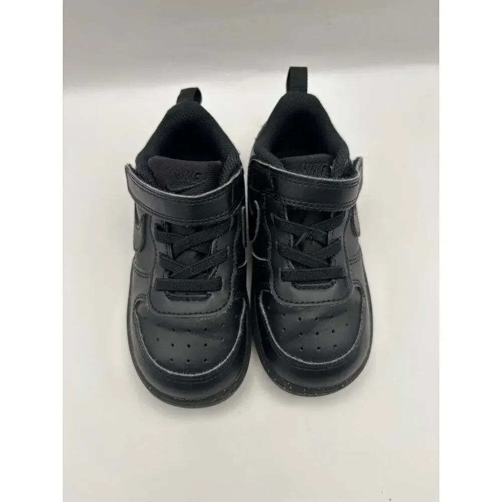 Nike Court Borough Low Redraft Black Sneakers Toddler Size 8 C